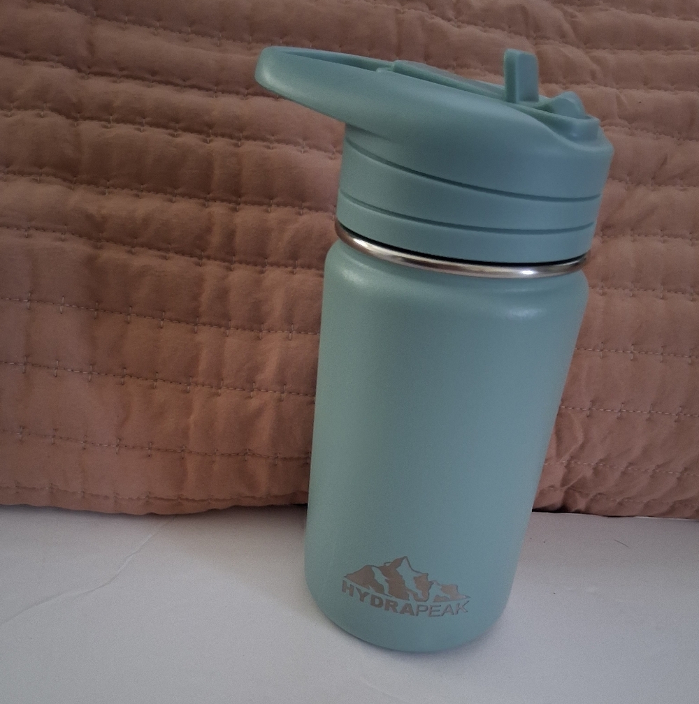 Hydrapeak Fresh Mint Color Water Bottle 14oz Pre-owned